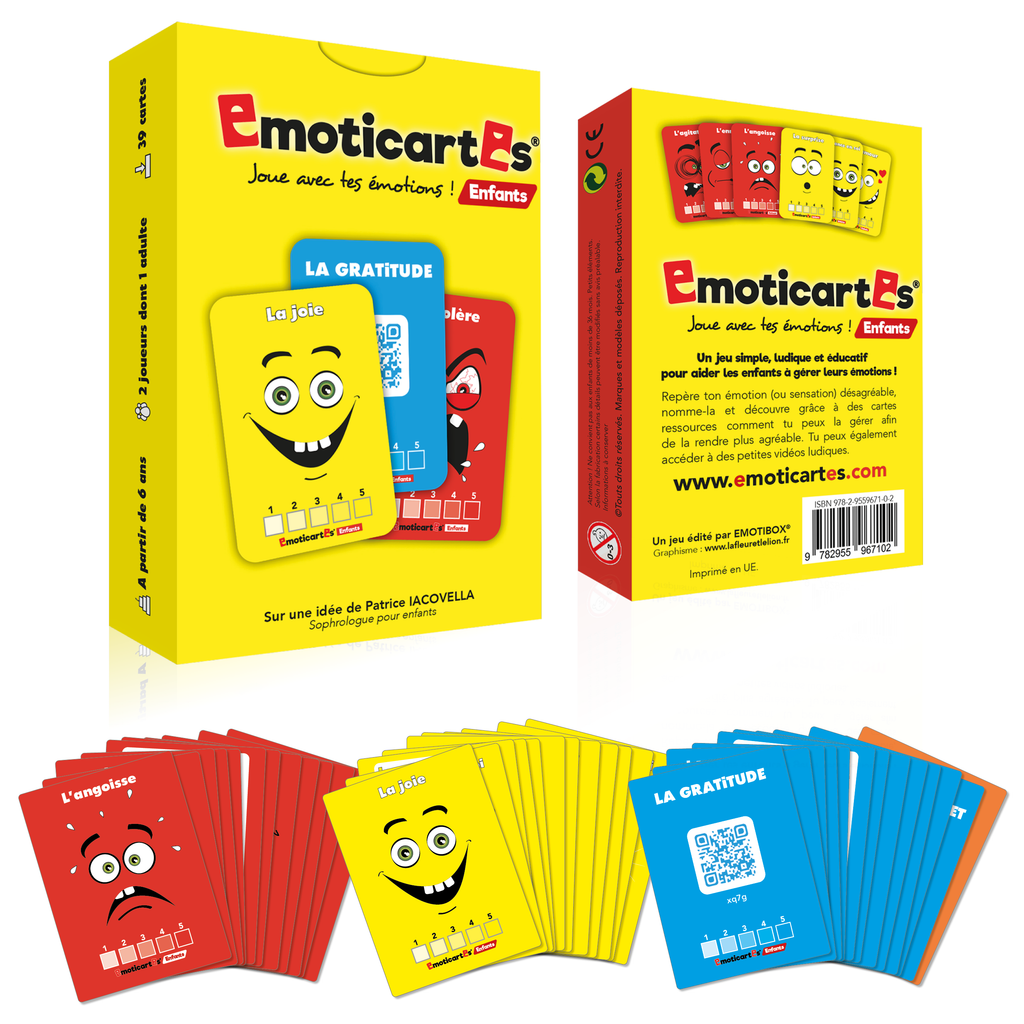 Jeu des émotions : découvrez la gamme Emoticartes pour enfants et adultes